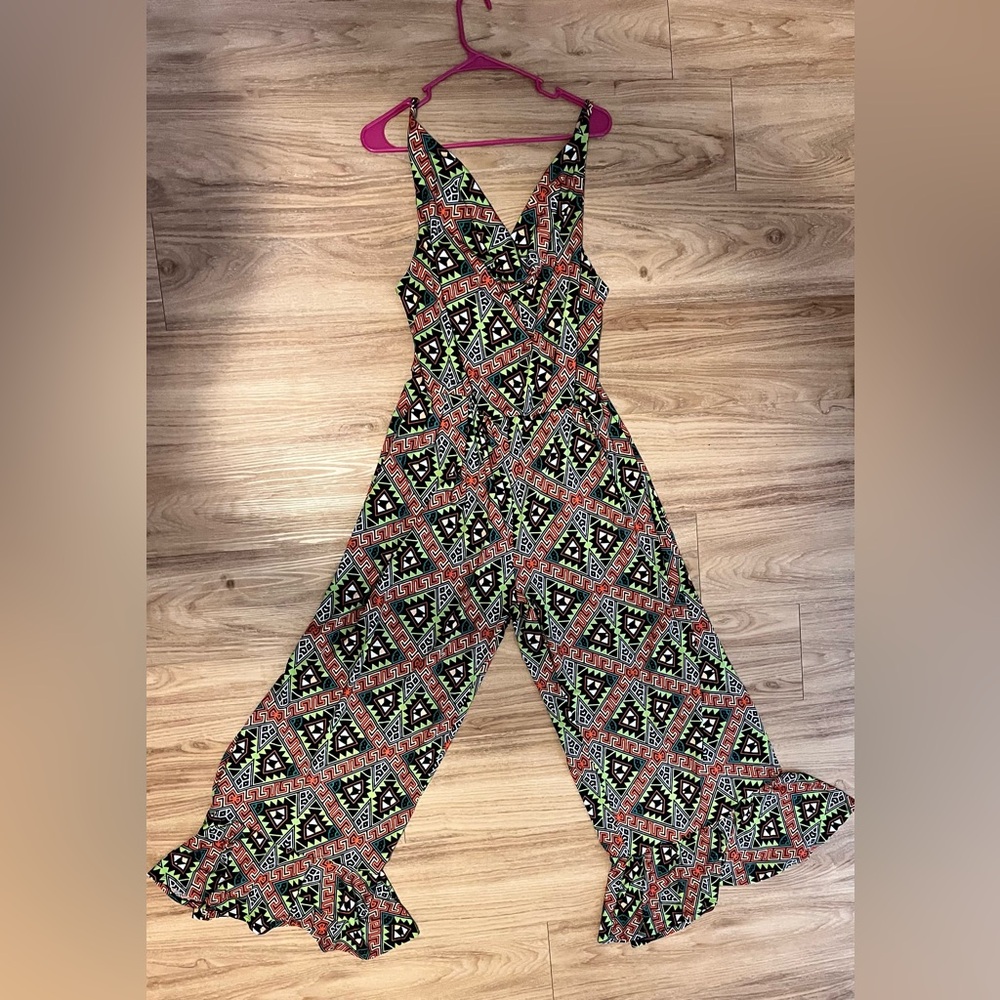 Rebdolls Vibrant Tribal Jumpsuit